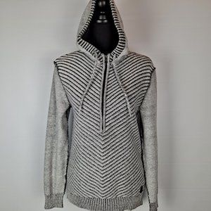 Trash Nouveau 1/4 zip Hoodie Sz S